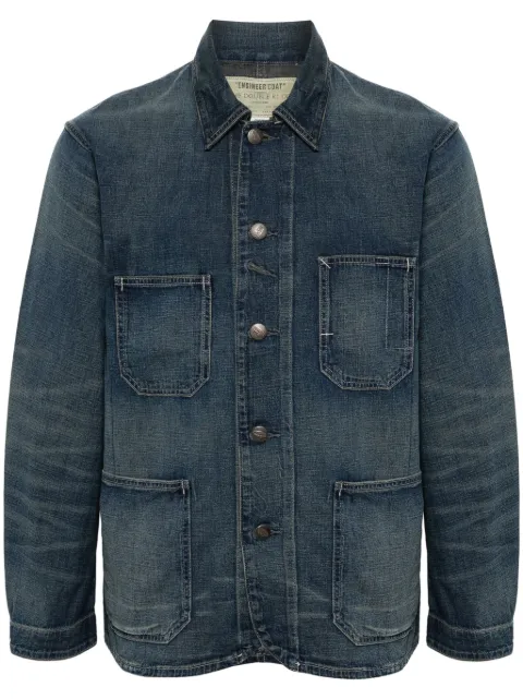 Ralph Lauren RRL Torrington wash denim shirt jacket Blue 782911175