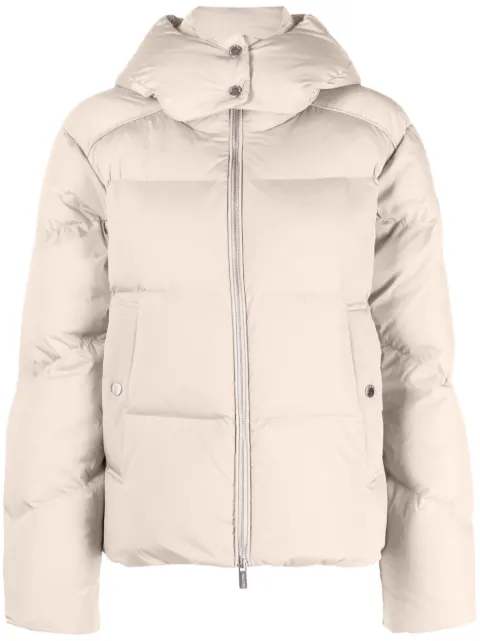 Woolrich detachable-hood padded jacket Neutrals CFWWOU0883FRUT1148