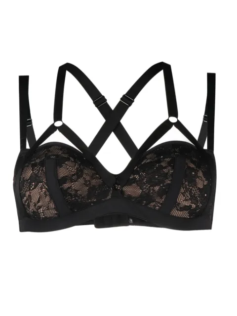 Marlies Dekkers Taboo floral-lace balcony bra Black 36700