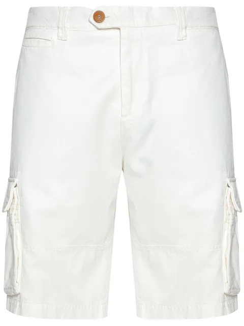 Brunello Cucinelli cotton cargo shorts White M252DL0510C2200