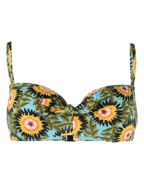 Marlies Dekkers Bellini floral-print bikini top Blue 367701