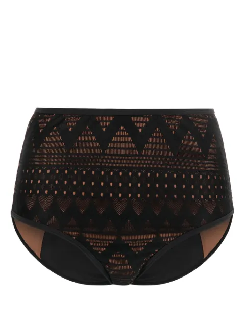 Marlies Dekkers Dolce Vita crochet-panel bikini bottoms Black 36764