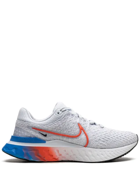 Nike React Infinity Run FK 3 "Grey Bright Crimson" sneakers White DV2178