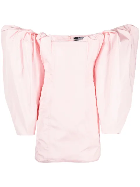 Jacquemus La Robe Taffetas minidress Pink 233DR0621472