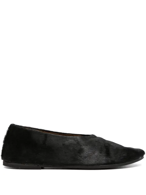 Marsèll Coltellaccio leather ballet flats Black MW2105190