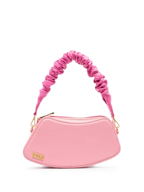 GCDS small Comma shoulder bag Pink FW23U500362