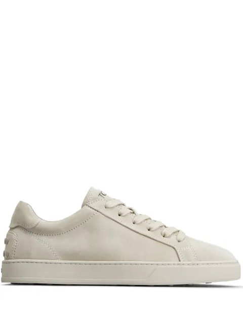 Tod's logo-detail suede sneakers Neutrals XXM04L0HZ40RE0