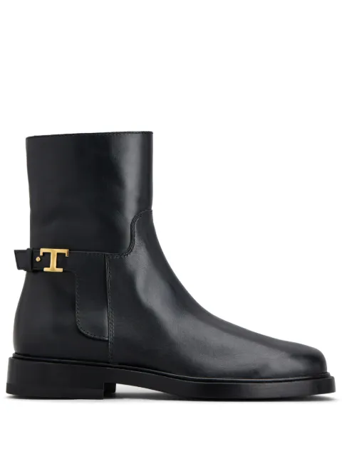 Tod's T Timeless leather ankle boots Black XXW97K0HZ90T0N