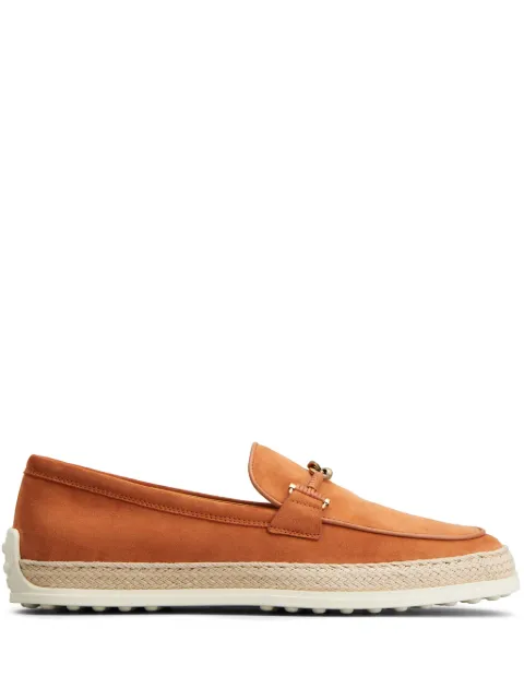 Tod's Gomma raffia loafers Orange XXW92K0HZ00D8W