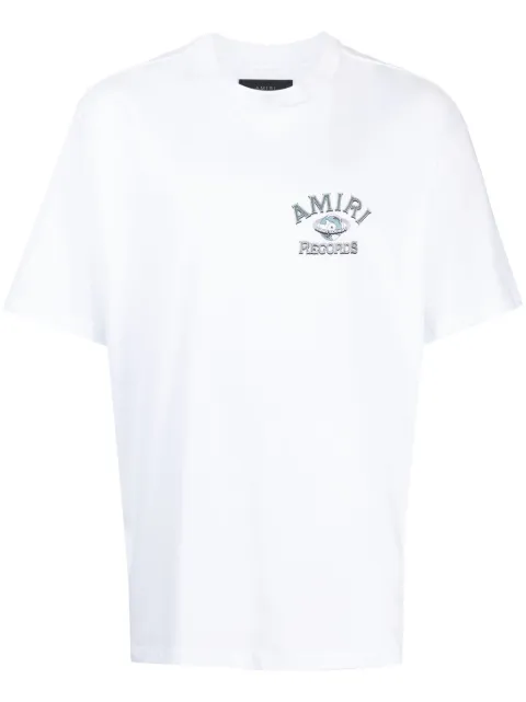 AMIRI logo-print cotton T-shirt White AW23MJG003