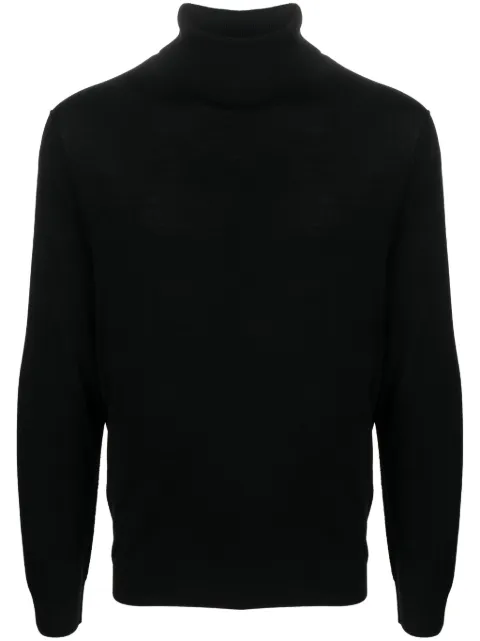 Allude roll-neck merino jumper Black 69405