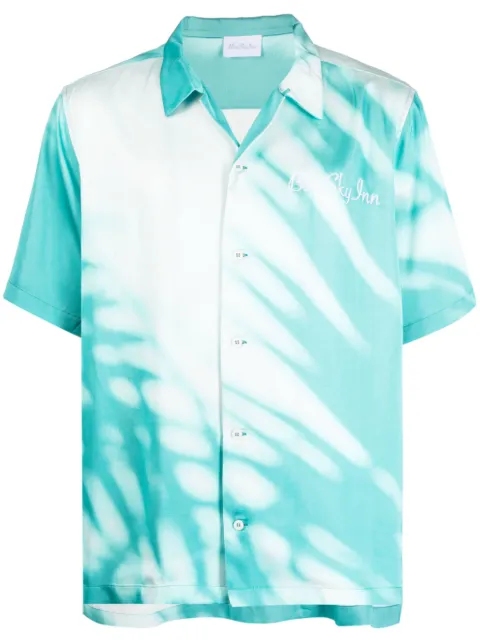 BLUE SKY INN graphic-print short-sleeve shirt Blue BS2303SH046