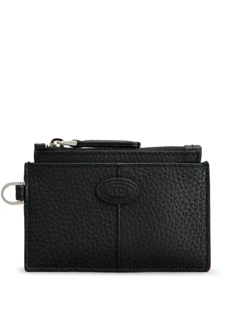 Tod's logo-debossed leather wallet Black XAMDBSF7300WSS