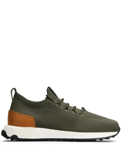 Tod's panelled knit sneakers Green XXM63K0IE40TAD
