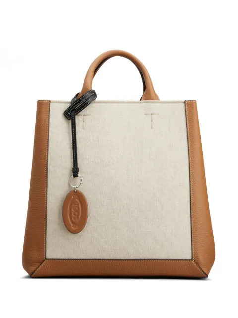 Tod's panelled leather tote bag Brown XBWCLNA0300T48