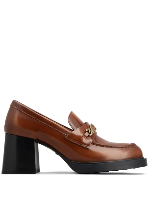 Tod's Gomma 65mm logo-plaque pumps Brown XXW99K0IB30AKT