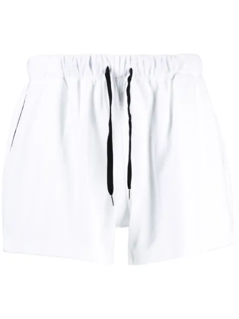 BLUE SKY INN textured-finish deck shorts White BS2303ST029