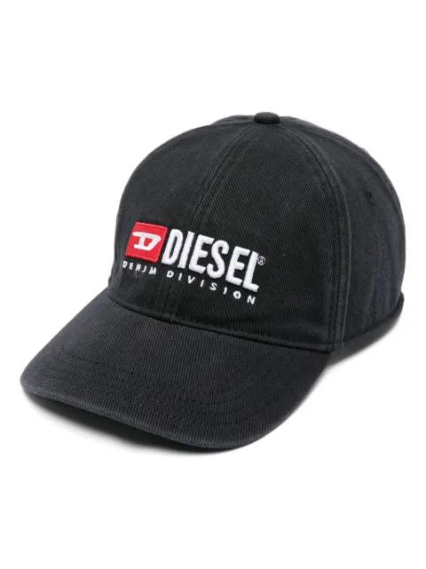 Diesel Corry logo-embroidered cotton cap Black A113560PFAA