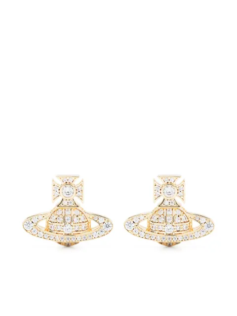 Vivienne Westwood Carmela Bas Relief earrings Gold 6201033A