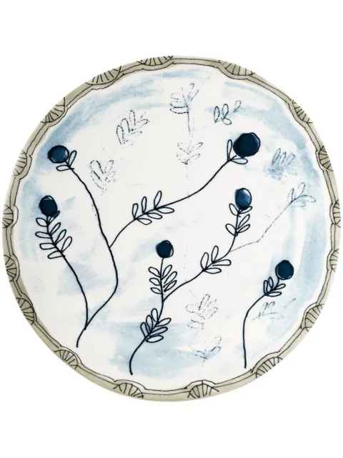 Serax x Marni Midnight Flowers dinner plates (set of two) White B9223104600