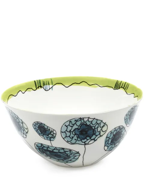 Serax x Marni Midnight Flowers serving bowl White B9223122506