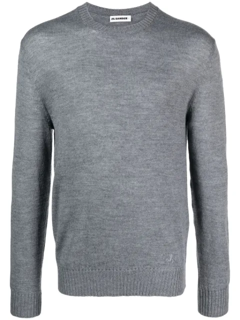 Jil Sander crew-neck wool jumper Grey J47GP0026J14524