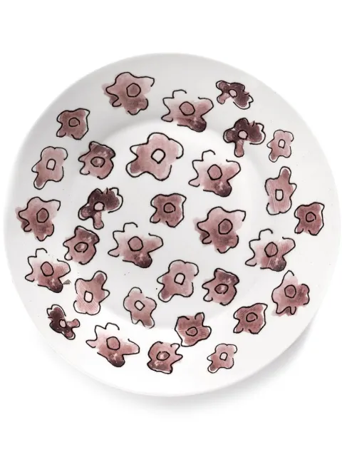 Serax x Marni Midnight Flowers deep plates (set of two) White B9223113400