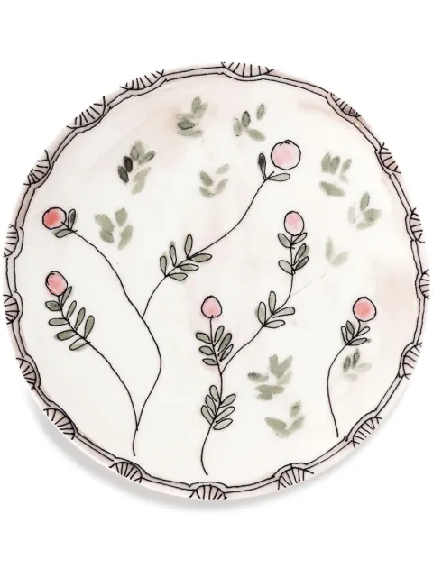 Serax x Marni Midnight Flowers dessert plates (set of two) Neutrals B9223102414