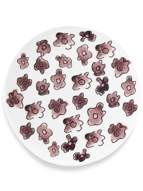 Serax x Marni Midnight Flowers dessert plates (set of two) White B9223102400