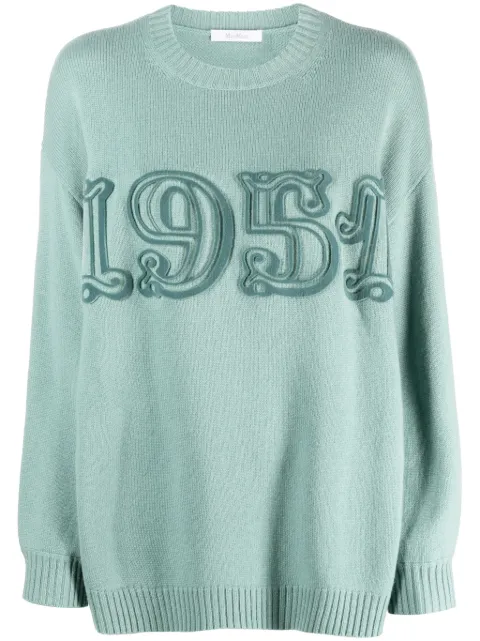 Max Mara wool-cashmere blend jumper Green 2313660733