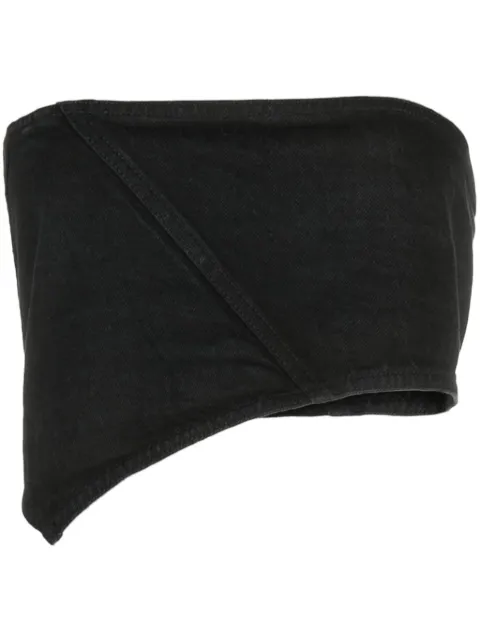 CANNARI CONCEPT asymmetric strapless top Black 3000341075