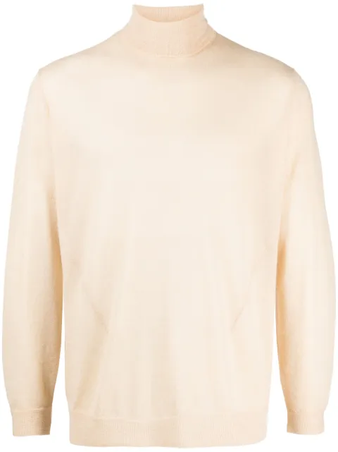 Undercover logo-patch cashmere jumper Brown US2C4902