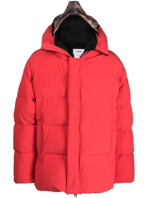 Doublet padded animal motif-hoodie jacket Red 23AW04CO54