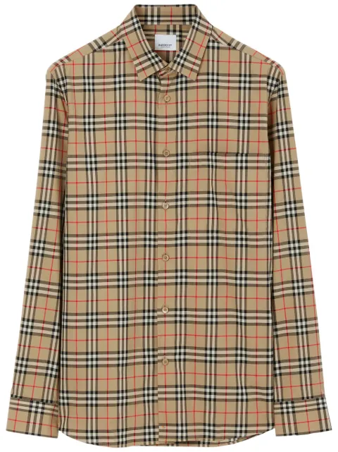 Burberry Check shirt Neutrals 8070582