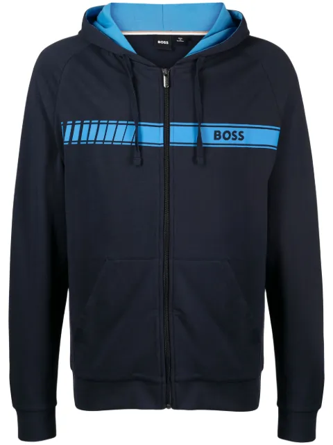 BOSS Authentic zip-up jacket Blue 50496744