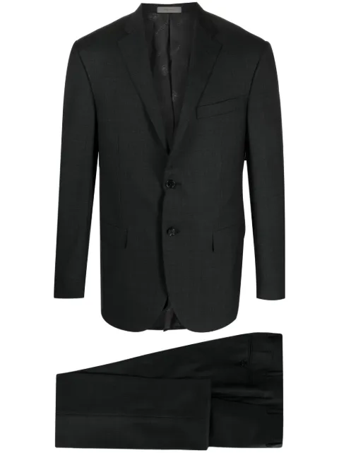 Corneliani single-breasted wool suit Grey 92722223817431