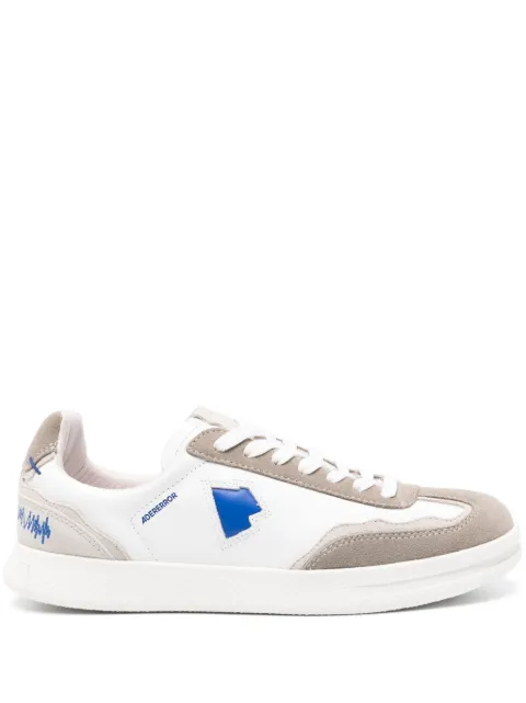 Ader Error Raff logo-embroidered leather sneakers White BMADFWSN0101WH