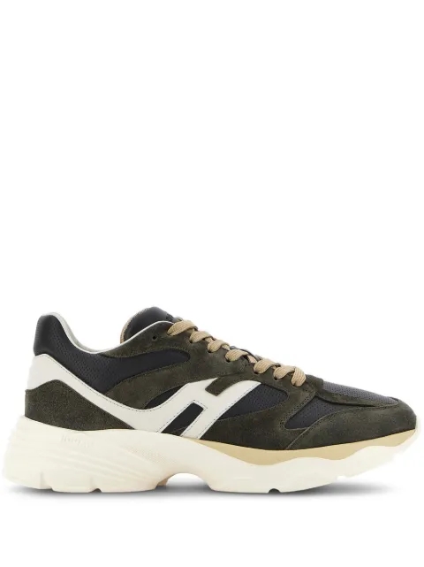 Hogan panelled suede sneakers Grey HXM6650FJ10QBL