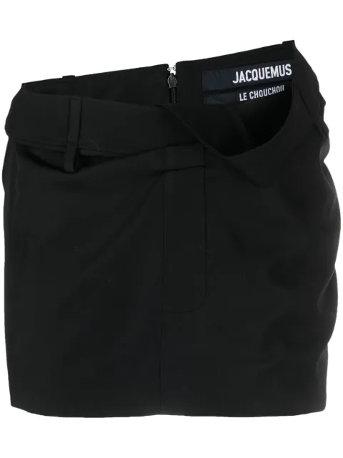 Jacquemus The Bahia wool mini skirt Black 233SK0361333990