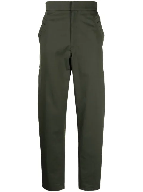 Ferrari colour-block-detail tapered trousers Green 47727