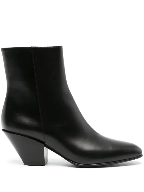 Roberto Festa Allyk 70mm ankle leather boots Black ALLYK