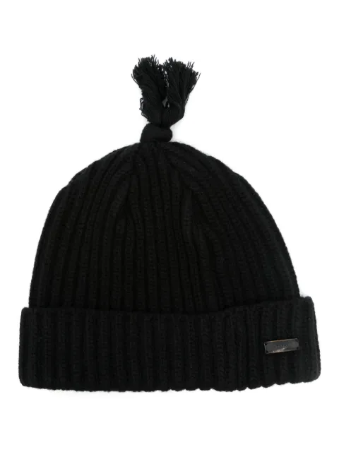 Ader Error Raga ribbed beanie Black BMADFWHW0505BK