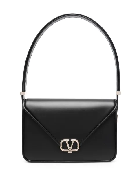 Valentino Garavani Letter leather crossbody bag Black WB0M50IAI