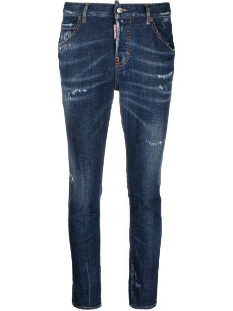 DSQUARED2 mid-rise skinny jeans Blue S72LB0654S30342