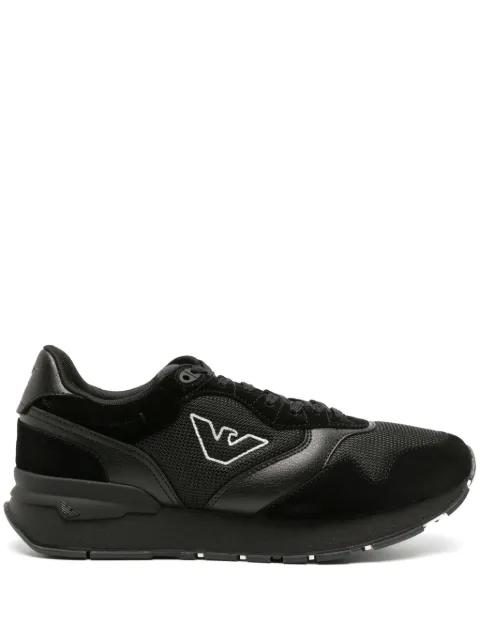 Emporio Armani mesh-panel low-top sneakers Black X4X642XN951