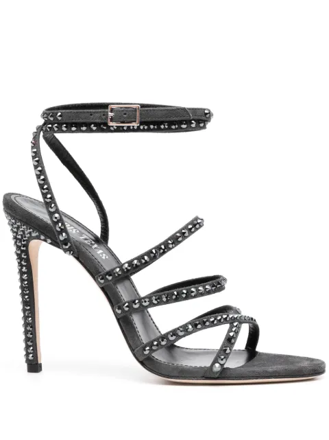 Paris Texas Holly Maeva 115mm sandals Grey PX1036CXSACH