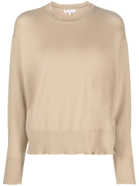 Patrizia Pepe fine-knit wool jumper Neutrals 2K0185KM36
