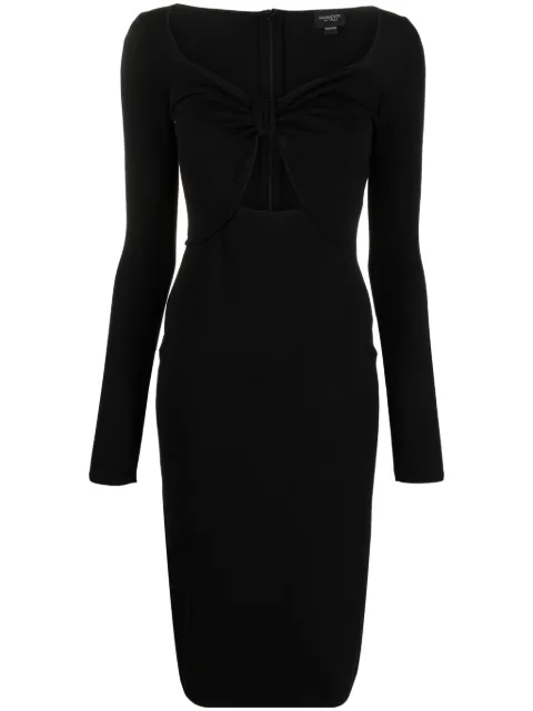 Giambattista Valli cut-out midi dress Black 23FWPVCM0M0312VIP