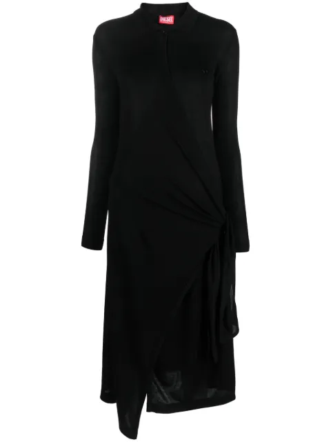 Diesel D-Wrip lyocell-blend midi dress Black A115090NFAP