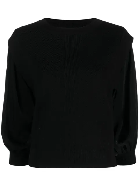 DKNY long-sleeve fine-ribbed jumper Black P2JSAE18
